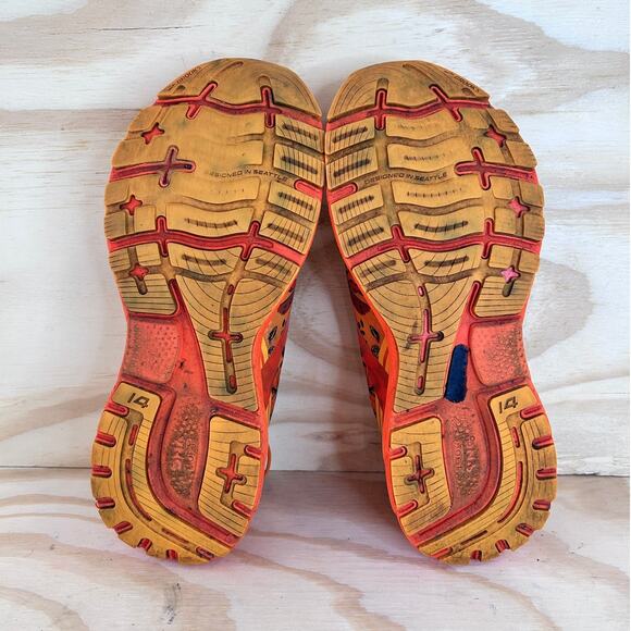 Brooks Ghost 14 Turkey Trot Thanksgiving Running Orange Women's 9(B)-1203561B832 - Picture 8 of 9